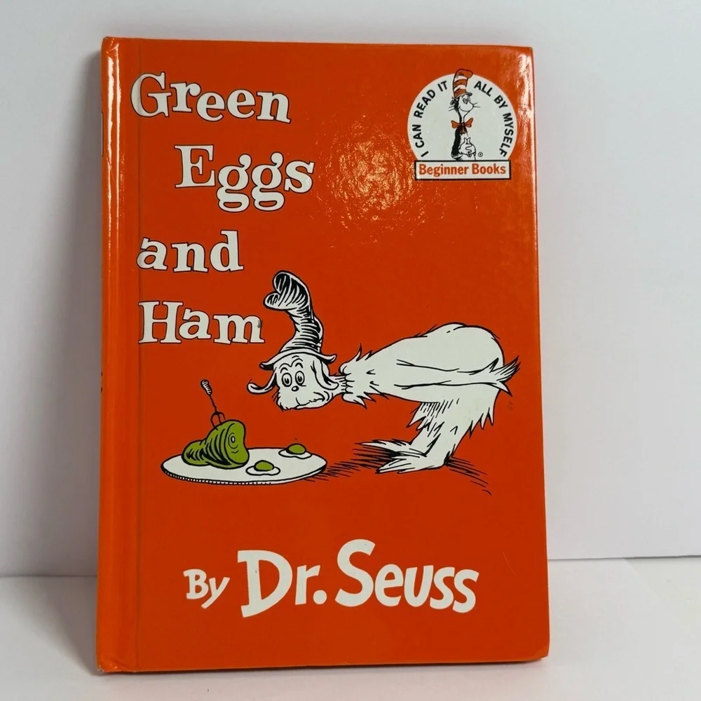 Dr Seuss Green Eggs And Ham Beginner Book Hardcover Sam I Am Random House